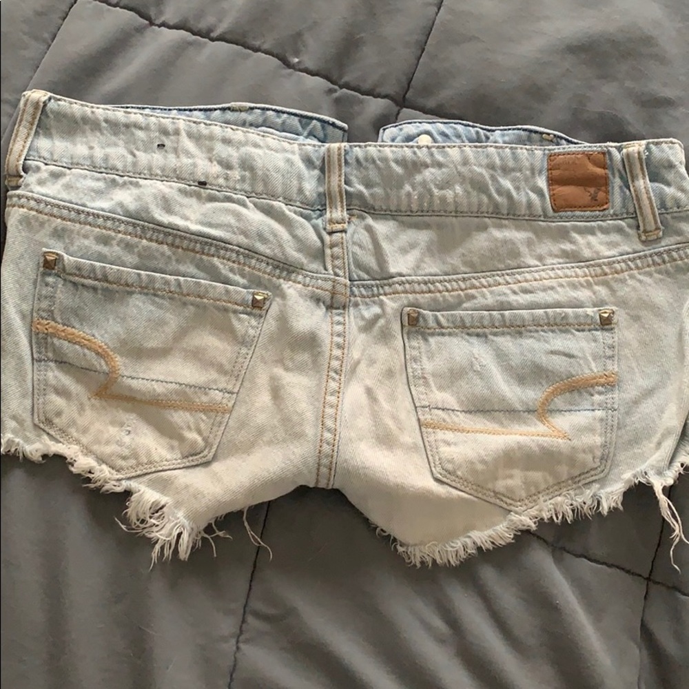 Faded American Eagle Denim Shorts - Picture 4 of 4